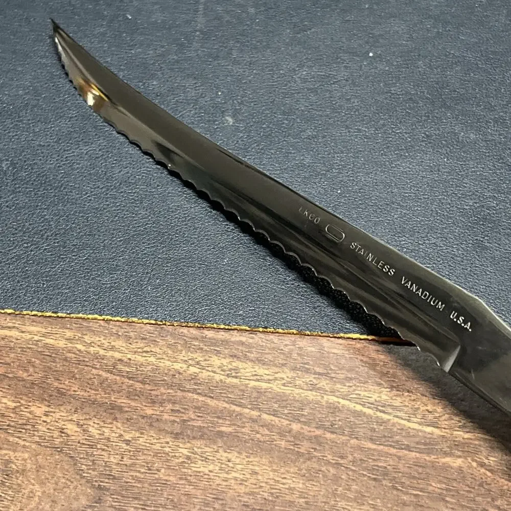Vintage EKCO Stainless Vanadium Carving Knife 13” U.S.A. 7.25” Cutting Edge. 6A